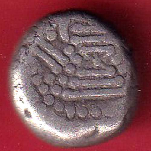 ANCIENT INDIA GADHAYA DYNASTY KING PORTRAIT COIN– f9927 - Image 2
