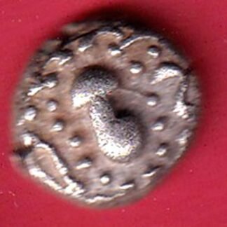 ANCIENT INDIA GADHAYA DYNASTY KING PORTRAIT COIN– f9930