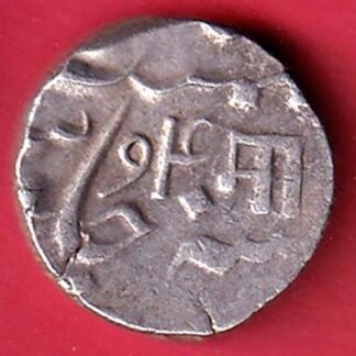 baroda state manaji one rupee silver coin –F9944