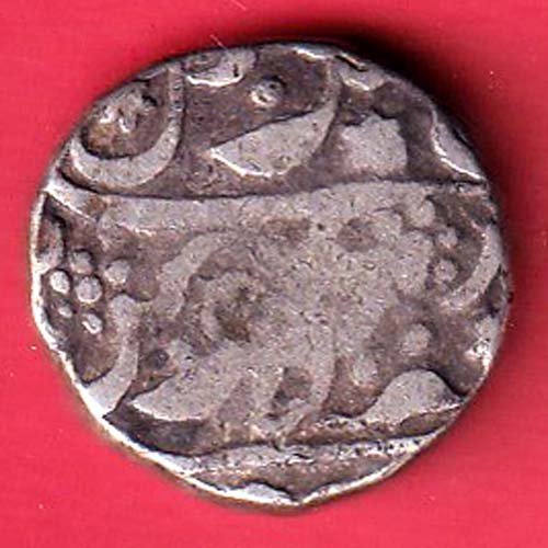 maratha conf. “dhicholi mint” one rupee silver coin–F9945