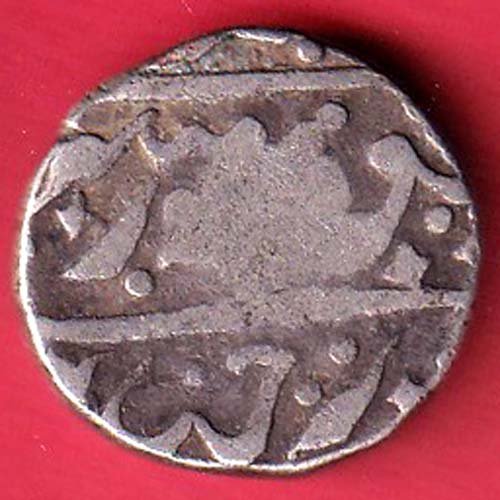maratha conf. “dhicholi mint” one rupee silver coin–F9945 - Image 2