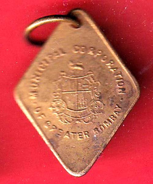 DOG LICENCE:1960-61 MUNCIPLE CORPORATION OF GRETER BOMBAY – F9965