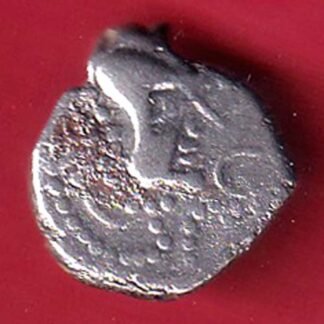 ANCIENT INDIA GADHAYA DYNASTY KING PORTRAIT COIN- FC9204