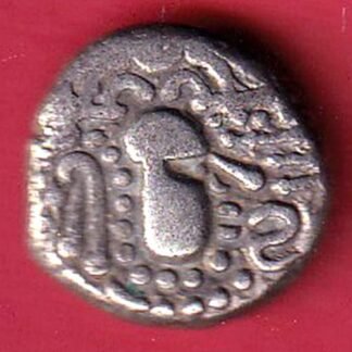ANCIENT INDIA GADHAYA DYNASTY KING PORTRAIT COIN– FC9264