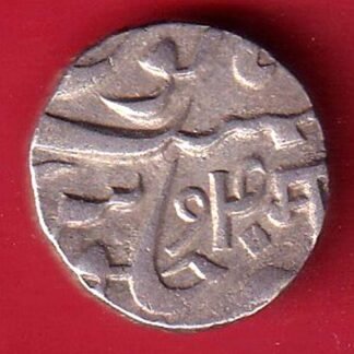 baroda state manaji one rupee silver coin – FC9277