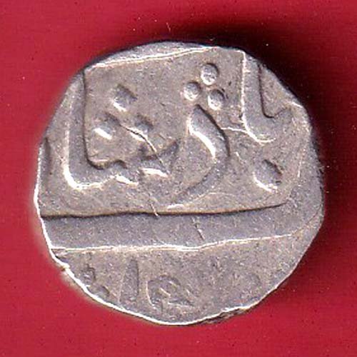 Baroda State Aanad Rao Gayakwad PETLAD MINT hindi “Aa” One Rupee silver coin – FC9278 - Image 2