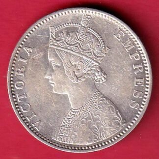 British india 1900 victoria empress one rupee silver coin – FC9292
