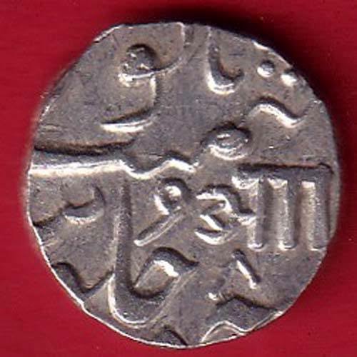 Baroda State Aanad Rao Gayakwad One Rupee silver coin – FC9452