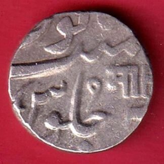 baroda state manaji one rupee silver coin– FC9454