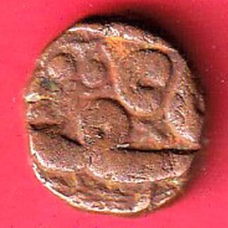 mughals akbar quarter copper coin -FF27