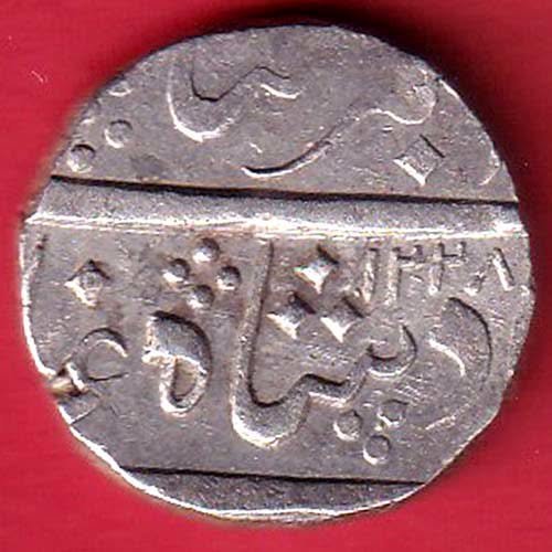 "BEAUTIFUL VERIETY COIN" baroda state aanand rao ah 1228/ ry 8 jambusar mint one rupee silver coin – FC9666 - Image 2