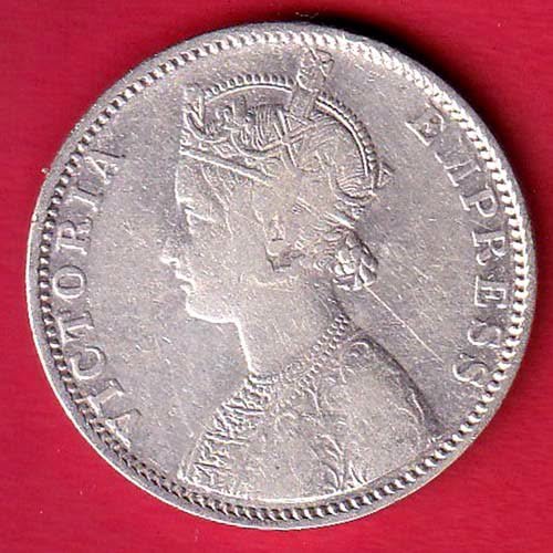 British india 1900 victoria empress one rupee silver coin – FC9671 - Image 2