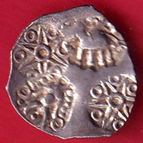 “Rare” Ancient punchmark coinage from godavari valley vidarbha Region- feh409