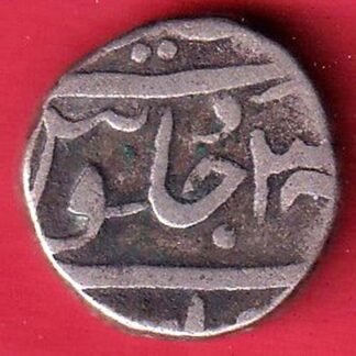 cambay state khambayat mint one rupee silver coin – FC9685