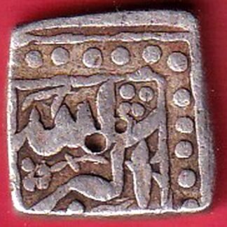 mughals akbar Mint less type half rupee beautiful silver coin - FEH460