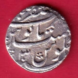mughalsFarukhsiyar  ajmer mint one rupee silver coin– feh396