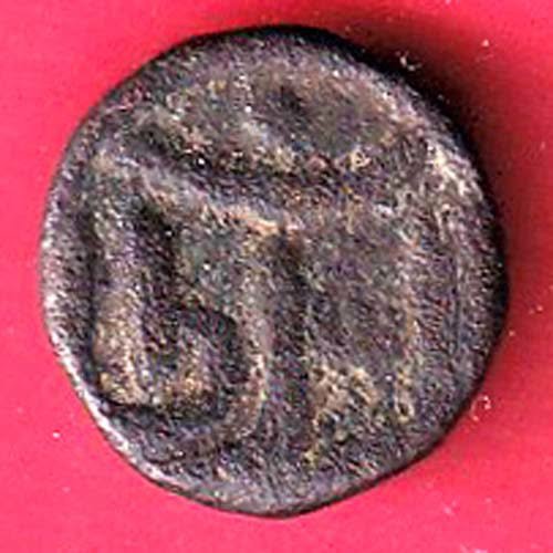 bahamani suplatanate firuz shah 1/3 gani copper coin - FC9493 - Image 2