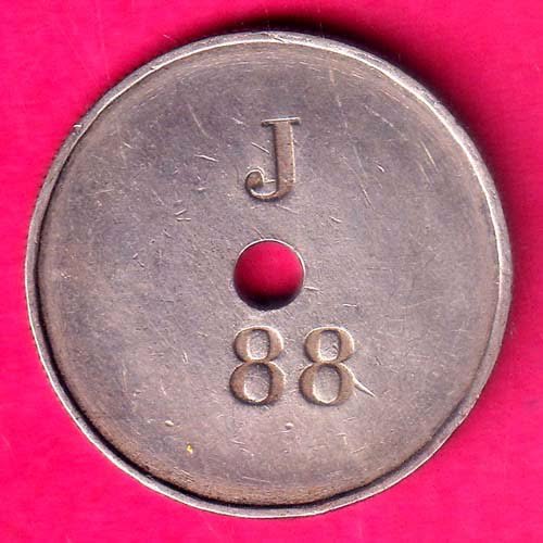 BANK TOKEN :- THE INDIAN BANK LIMITED J 88– FC9585 - Image 2