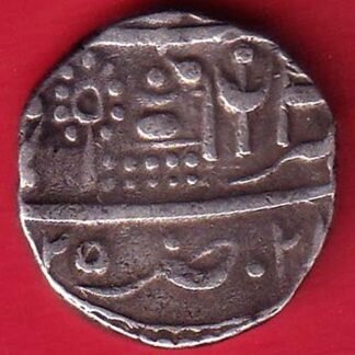 Princely state of Bikanir Dungar Singh one rupee silver coin-oo6391