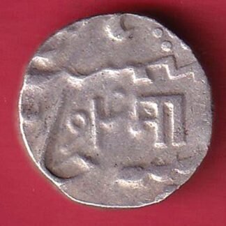 Baroda state manaji rao one rupee silver coin - FC9637