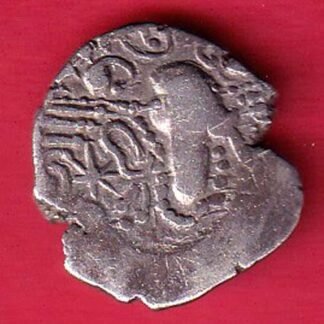 ANCIENT INDIA GADHAYA DYNASTY KING PORTRAIT COIN-fc9519