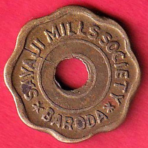 Canteen token : Sayaji mills Society Baroda 0.02– FC9574