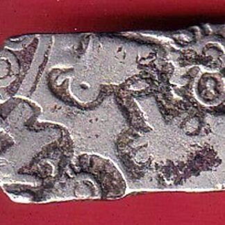 ANCIENT INDIA MAURYAN PERIOD ANIMAL STANDING MAGADH DYNASTY SILVER PUNCHMARK– FC9675