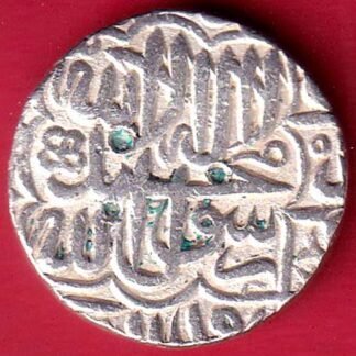 mughals akbar one rupee silver coin – FC9693