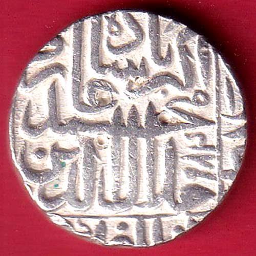 mughals akbar one rupee silver coin – FC9693 - Image 2