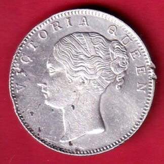 EAST INDIA COMPANY 1840 CONTINIOUS LEGEND VICTORIA QUEEN BEAUTIFUL ONE RUPEE SILVER COIN–fc9472