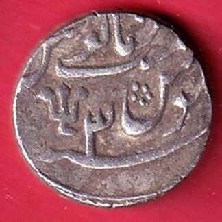 nawab of bengal shahalam ii ah 1175 ry 3 azimabad mint one rupee silver coin–fc9473