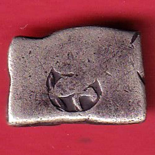 ANCIENT INDIA MAURYAN PERIOD MAGADH DYNASTY SILVER PUNCHMARK–fc9479 - Image 2