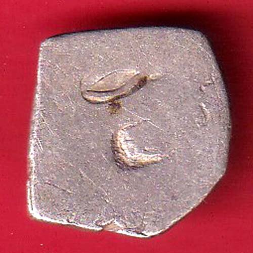 ANCIENT INDIA MAURYAN PERIOD MAGADH DYNASTY SILVER PUNCHMARK–fc9480 - Image 2
