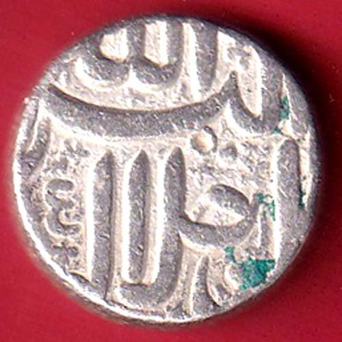 mughals akbar ahmedabad mint one rupee silver coin– FC9508 - Image 2