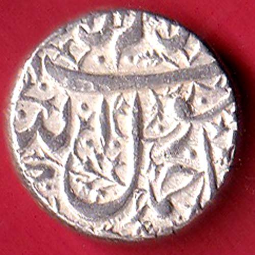 Mughals Jahangir Ahmednagar Mint One Rupee silver coin – FC9509