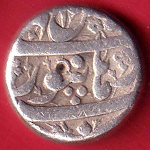 mughal jahangir burhanpur mint one rupee silver coin– FC9514 - Image 2