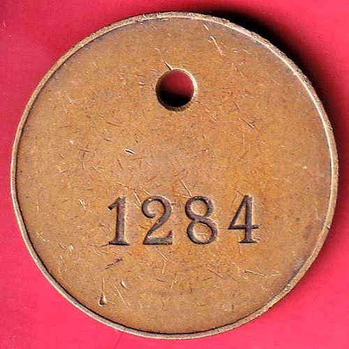 TOKEN :Government of Tripura Treasury token 1284– FC9651 - Image 2