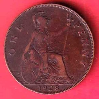 United Kingdom 1 Penny –1928 GEORGE V- FF166