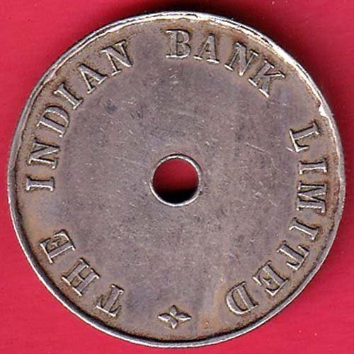 BANK TOKEN :- THE INDIAN BANK LIMITED J 127- FF188