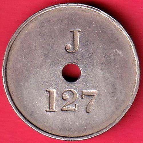 BANK TOKEN :- THE INDIAN BANK LIMITED J 127- FF188 - Image 2