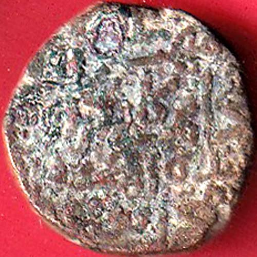 DELHI SULTAN MO.BIN TUGHLAQ FORCED TANKA RARE COPPER COIN-FF198 - Image 2