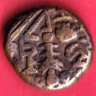 lohar of kashmir dida rani copper one drachma beautiful coin -ff262