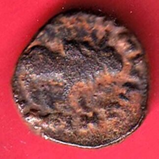 ANCIENT INDIA KUSHAN KING DYNASTY BEAUTIFUL SCARE COPPER COIN-ff212