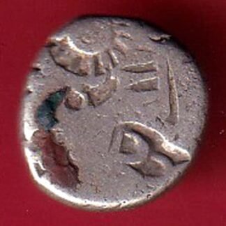 ANCIENT INDIA MAURYAN PERIOD ANIMAL STANDING MAGADH DYNASTY SILVER PUNCHMARK-ff213
