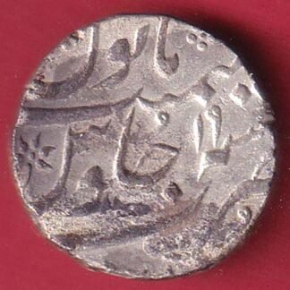 mughals mo.shah surat mint one rupee silver coin – FC9753
