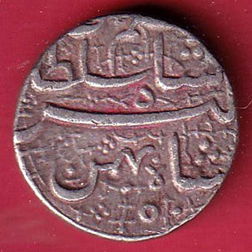 "BEAUTIFUL COIN " Mughals Jahangir As Salim Ahmedabad Mint One Rupee silver coin –FC9773 - Image 2