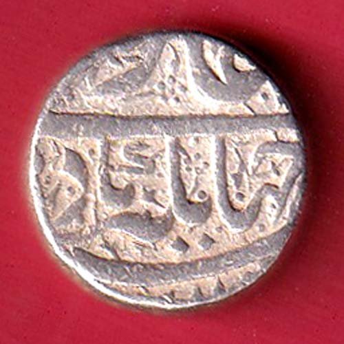 Mughals Jahangir Ahmednagar Mint One Rupee silver coin – FC9805 - Image 2