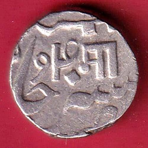 Baroda state manaji rao one rupee silver coin– FC9825