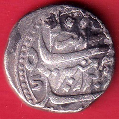 mughals aurangzeb chinapattan mint one rupee silver coin – FC9850 - Image 2