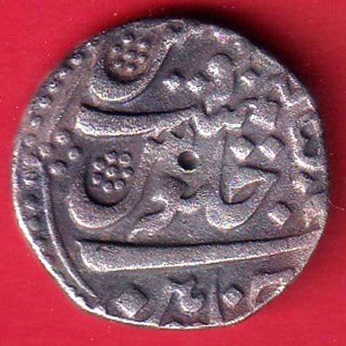 mughals aurangzeb chinapattan mint one rupee silver coin – FC9850